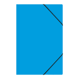 Carpeta con Elástico Celeste