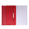 Carpeta Vinil Con Sujetador Oficio Roja