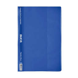 Carpeta Vinil Con Sujetador Oficio Azul