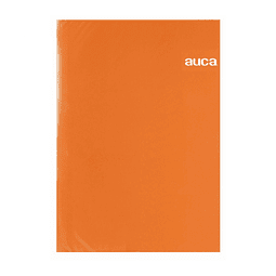 Carpeta Plastificada Naranjo con Gusano