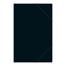 Carpeta con Elástico Negro