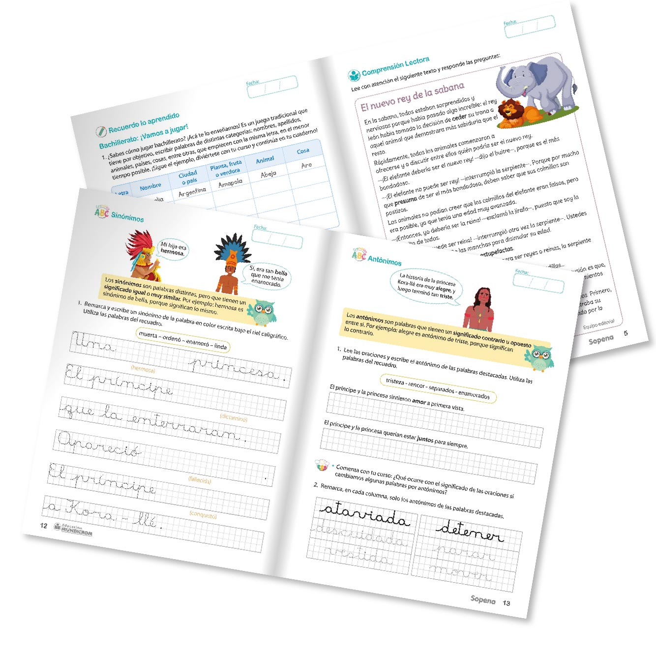 Cuaderno Actividades 4° Básico Vertical