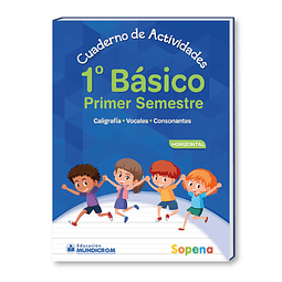 Cuaderno Actividades 1° Básico I Semestre Horizontal