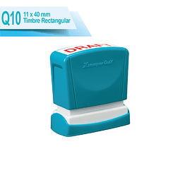 Timbre Rectangular Q10