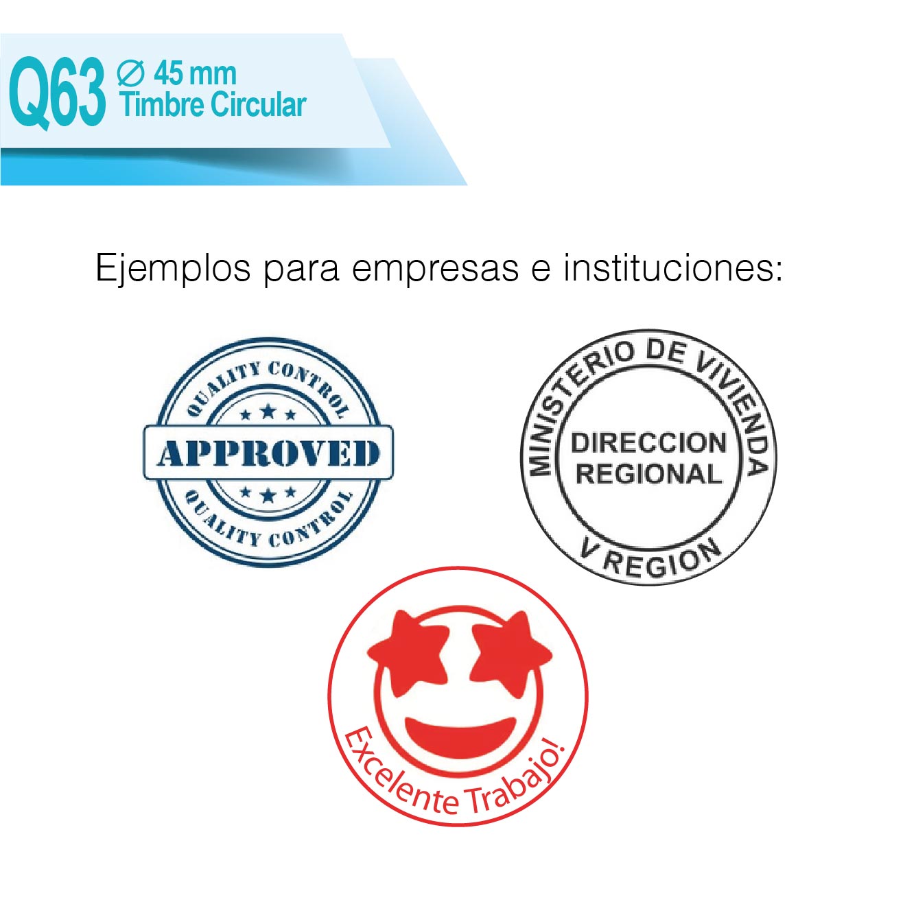 Timbre Circular Q63 45 mm