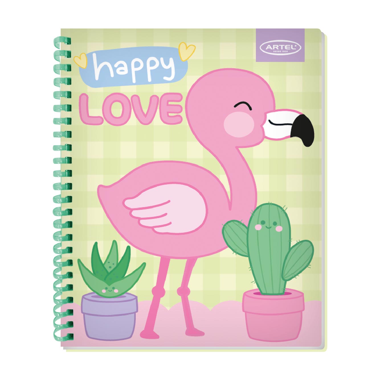 Cuaderno Universitario 7 mm Animales Soft 100 hojas