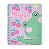 Cuaderno Universitario 7 mm Animales Soft 100 hojas