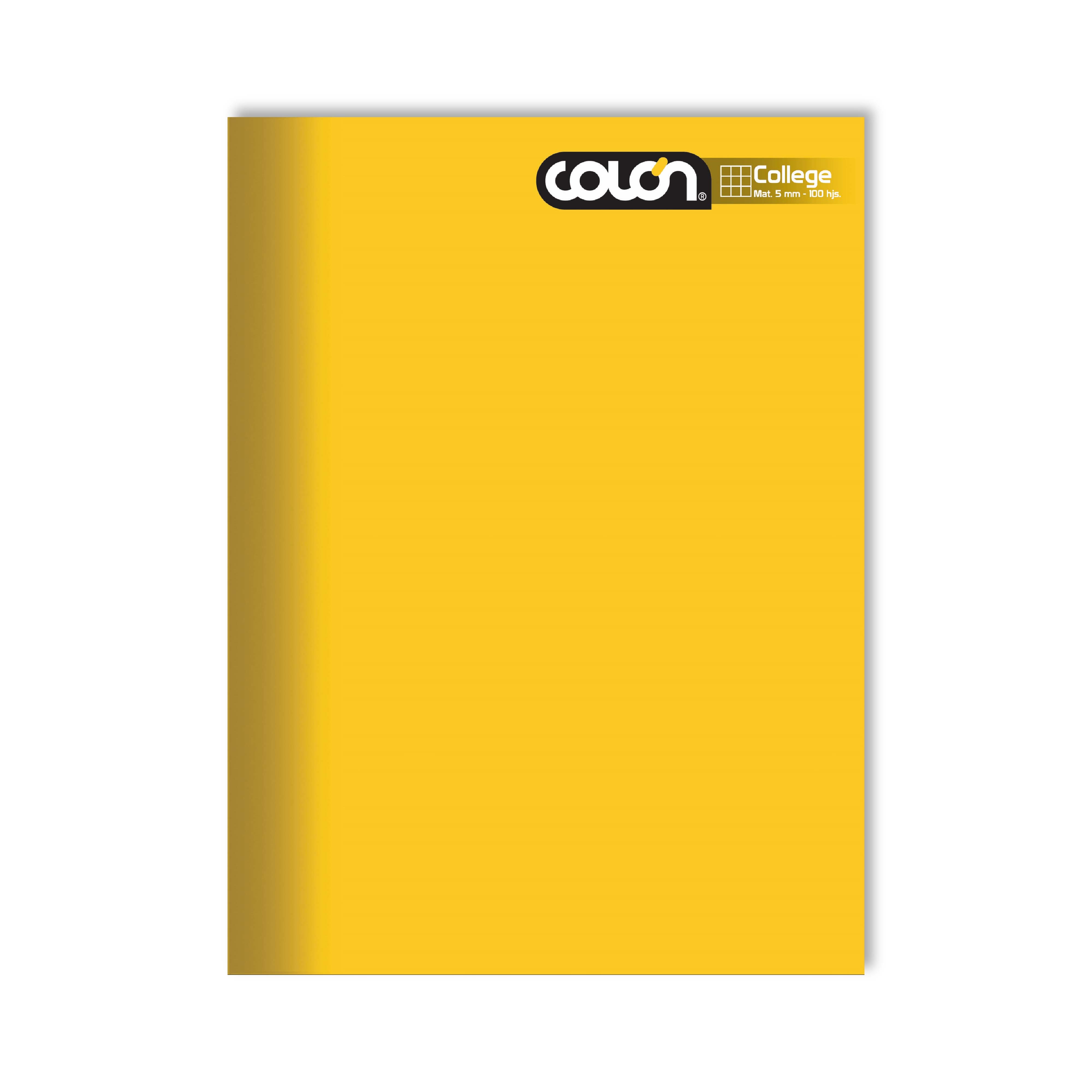 Cuaderno College Liso 5 mm 100 Hojas