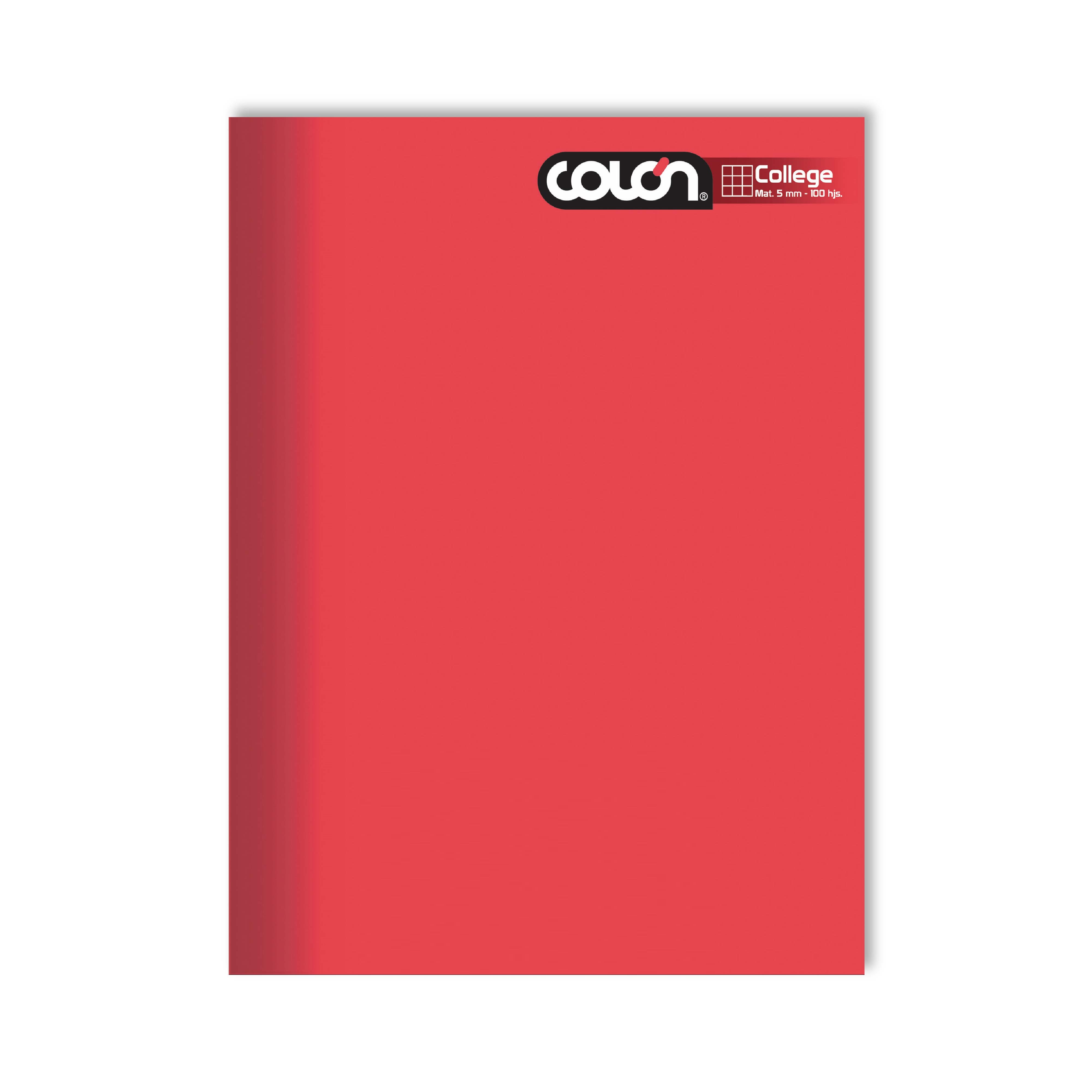 Cuaderno College Liso 5 mm 100 Hojas