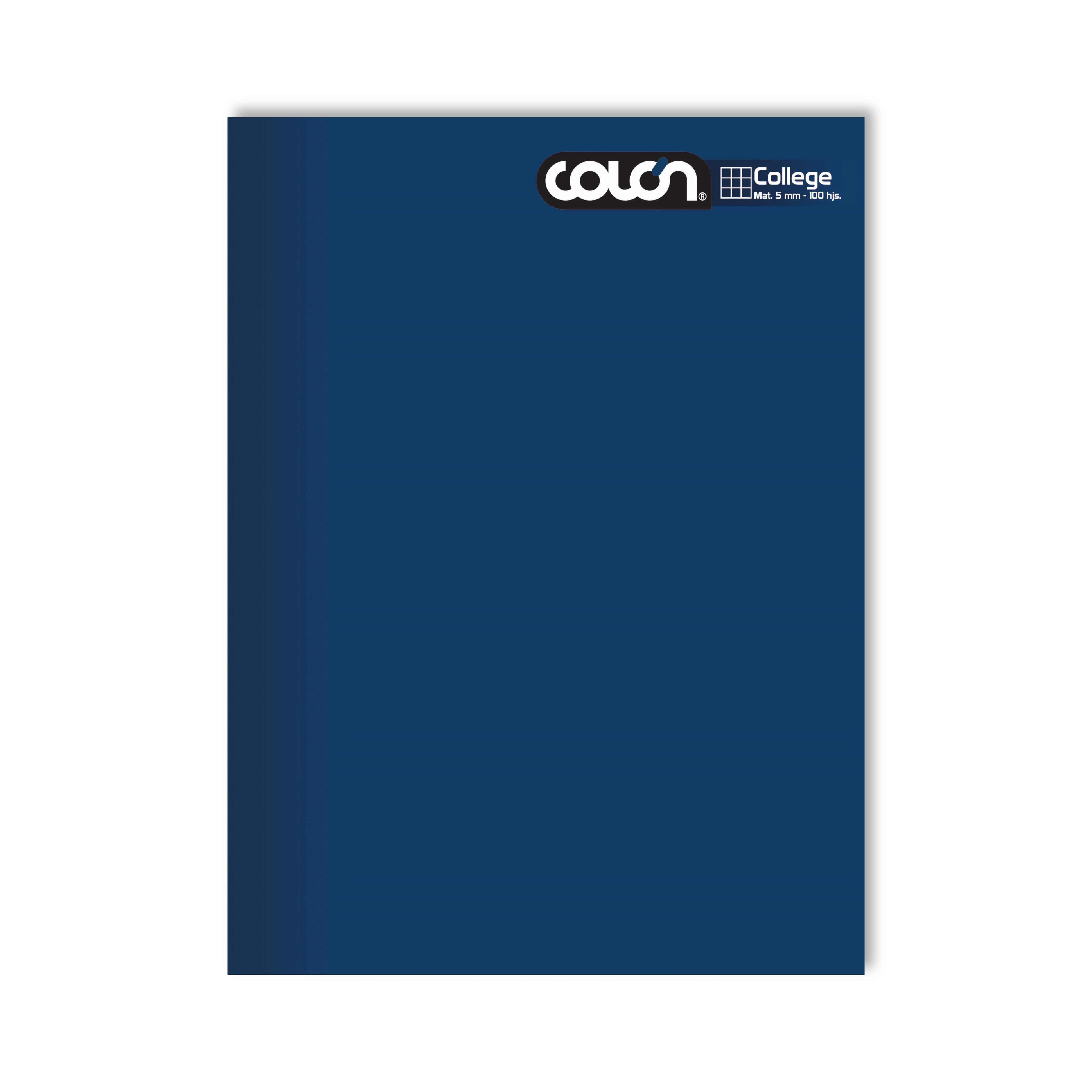 Cuaderno College Liso 5 mm 100 Hojas