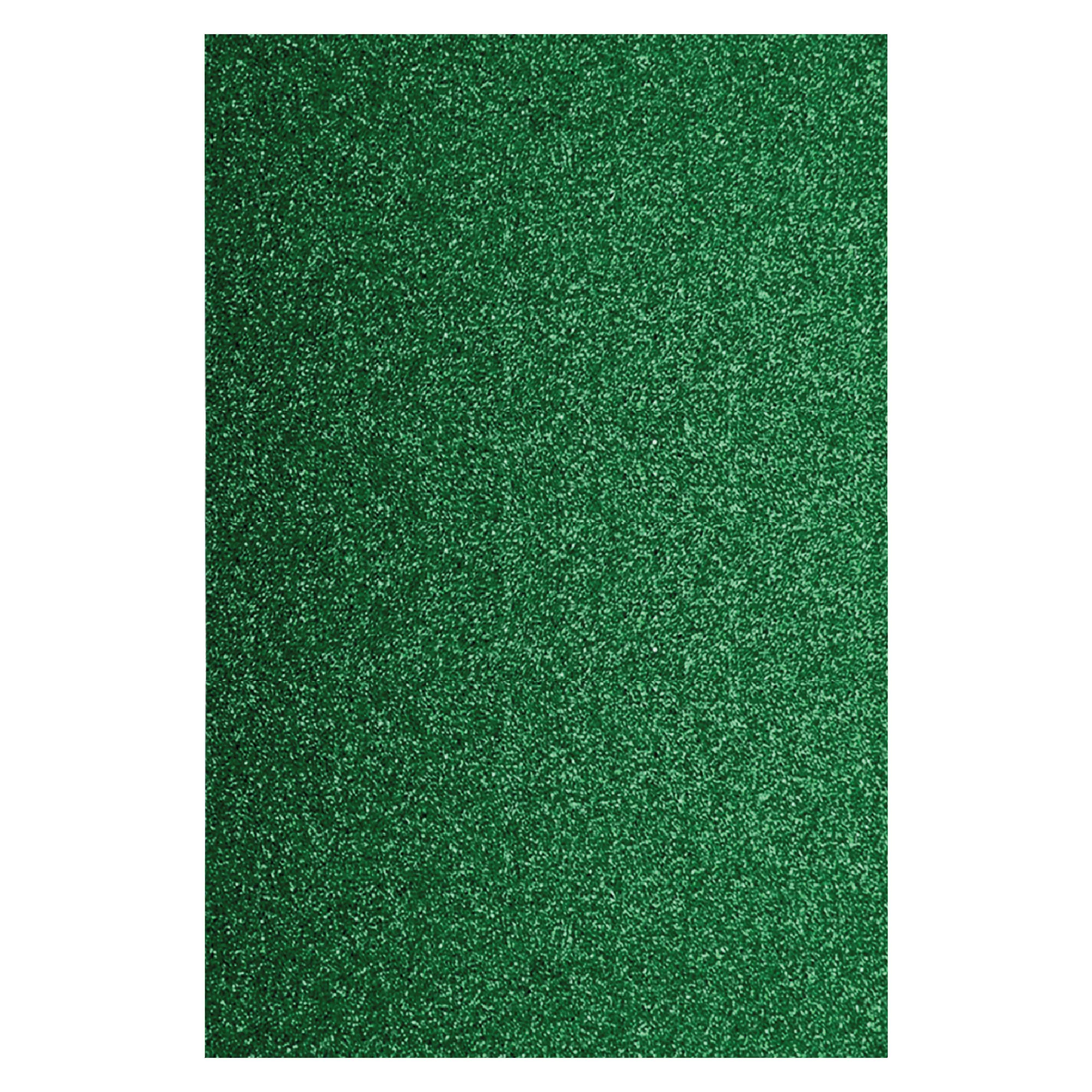 Goma Eva Glitter 40x60 cm Verde