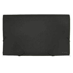 Carpeta plástica Oficio 12 Divisiones con Fuelle 