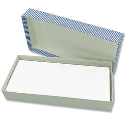 Tarjeta Opalina Lisa Blanca 100 Unidades