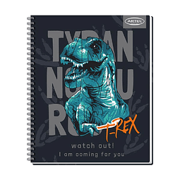 Cuaderno Universitario 7 mm Dino 100 hojas