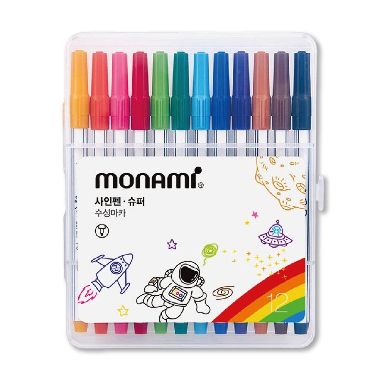 Set Marcador 12 Colores Sign Pen 0.7 mm