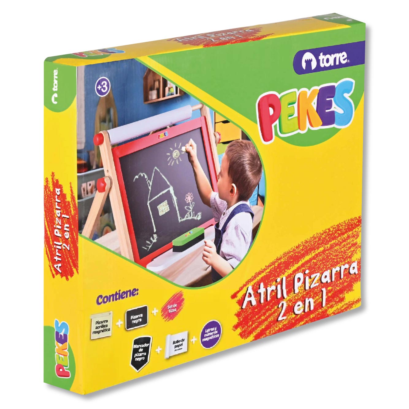 Atril de Mesa Pizarra Doble Pekes