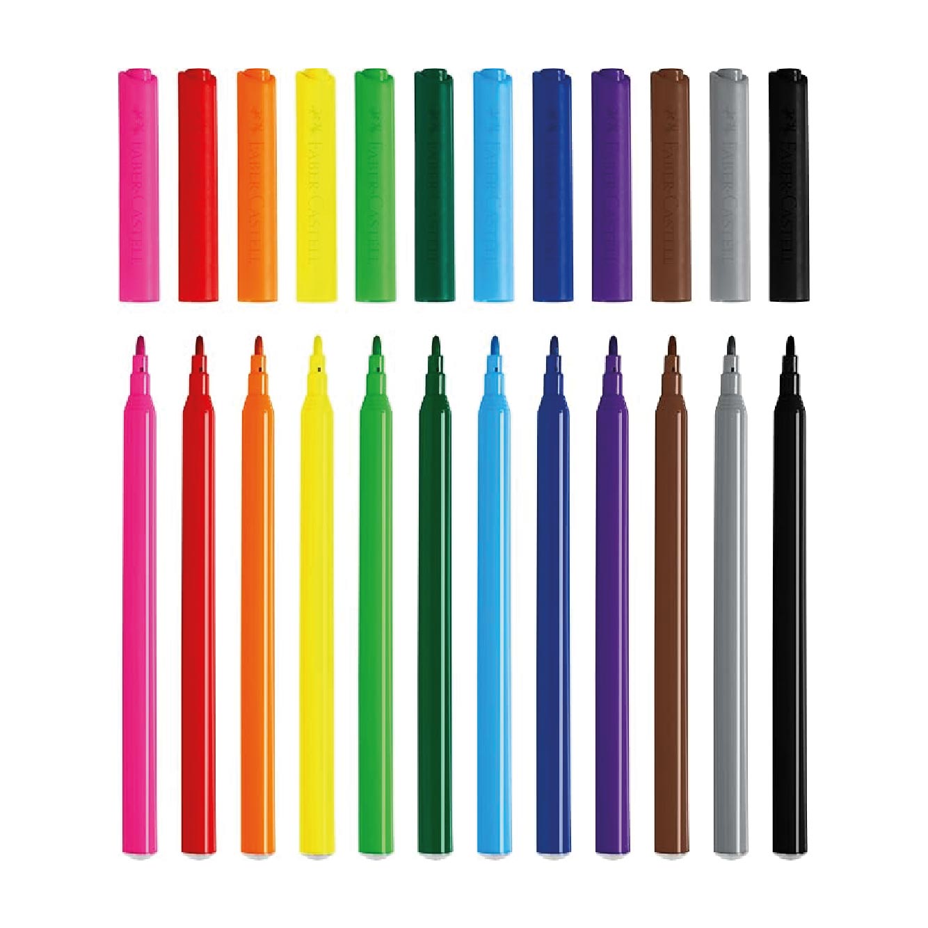 Marcadores Fiesta Estuche de 12 colores