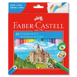 Ecolapiz de Colores con Sacapuntas 48 Unidades