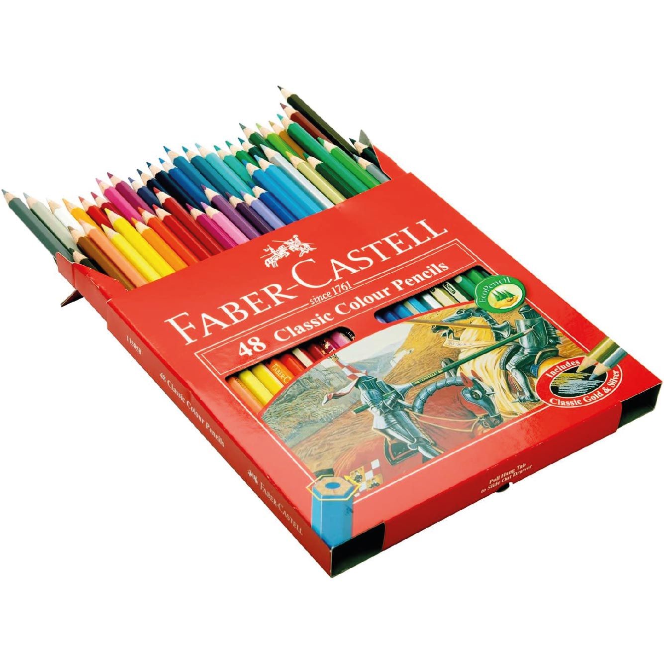 Ecolapiz de Colores con Sacapuntas 48 Unidades