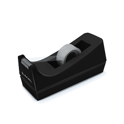 Dispensador Cinta Adhesiva Escritorio Negro
