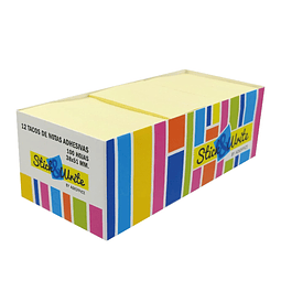 Caja Notas Adhesivas 38x51mm 100 Hojas Amarillo 