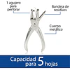 Perforador Un Agujero para 5 Hojas