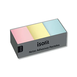 Caja Nota Adhesiva 38x51mm 100 Hojas Pasteles