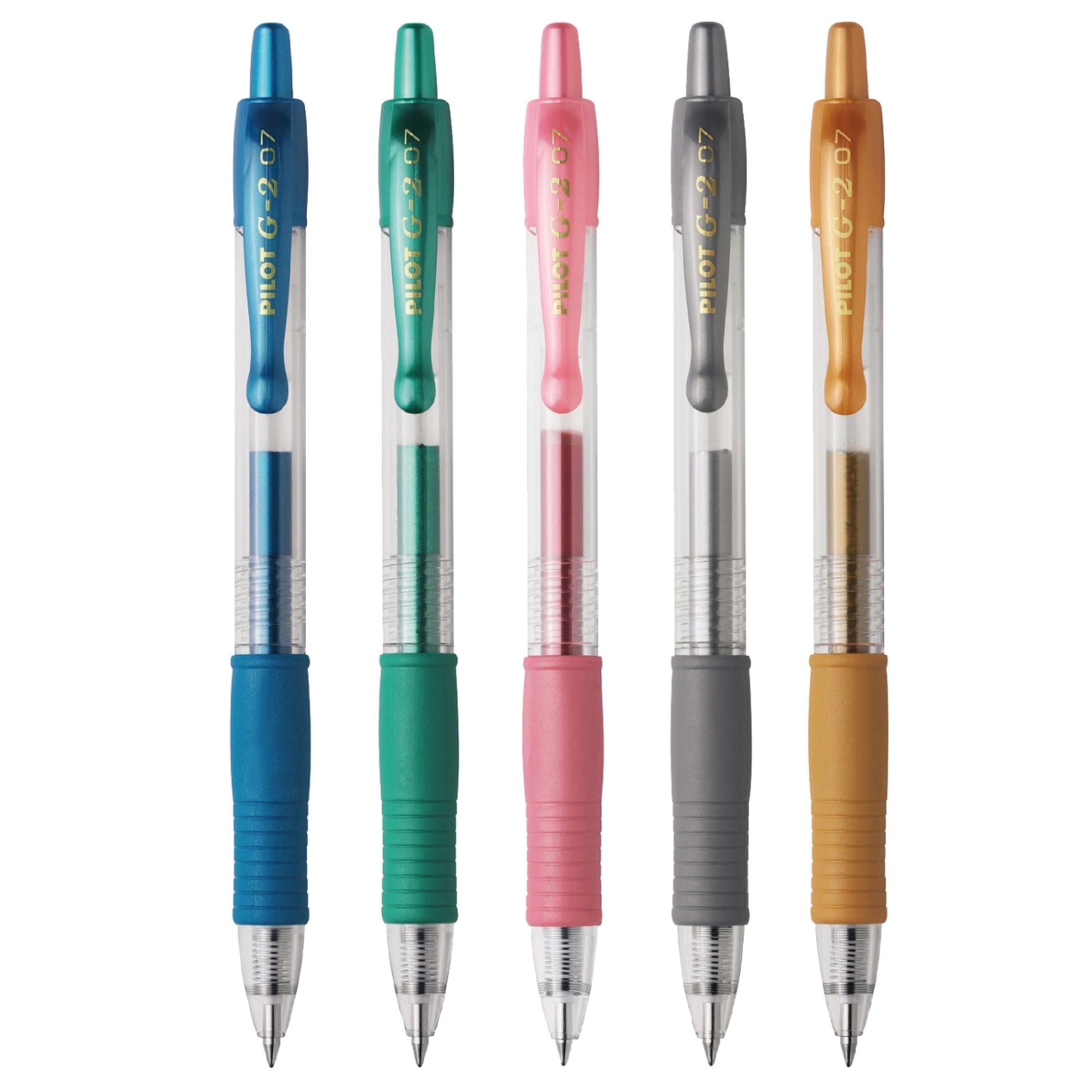 Lápiz Gel G-2 0.7 mm Dorado Metálico