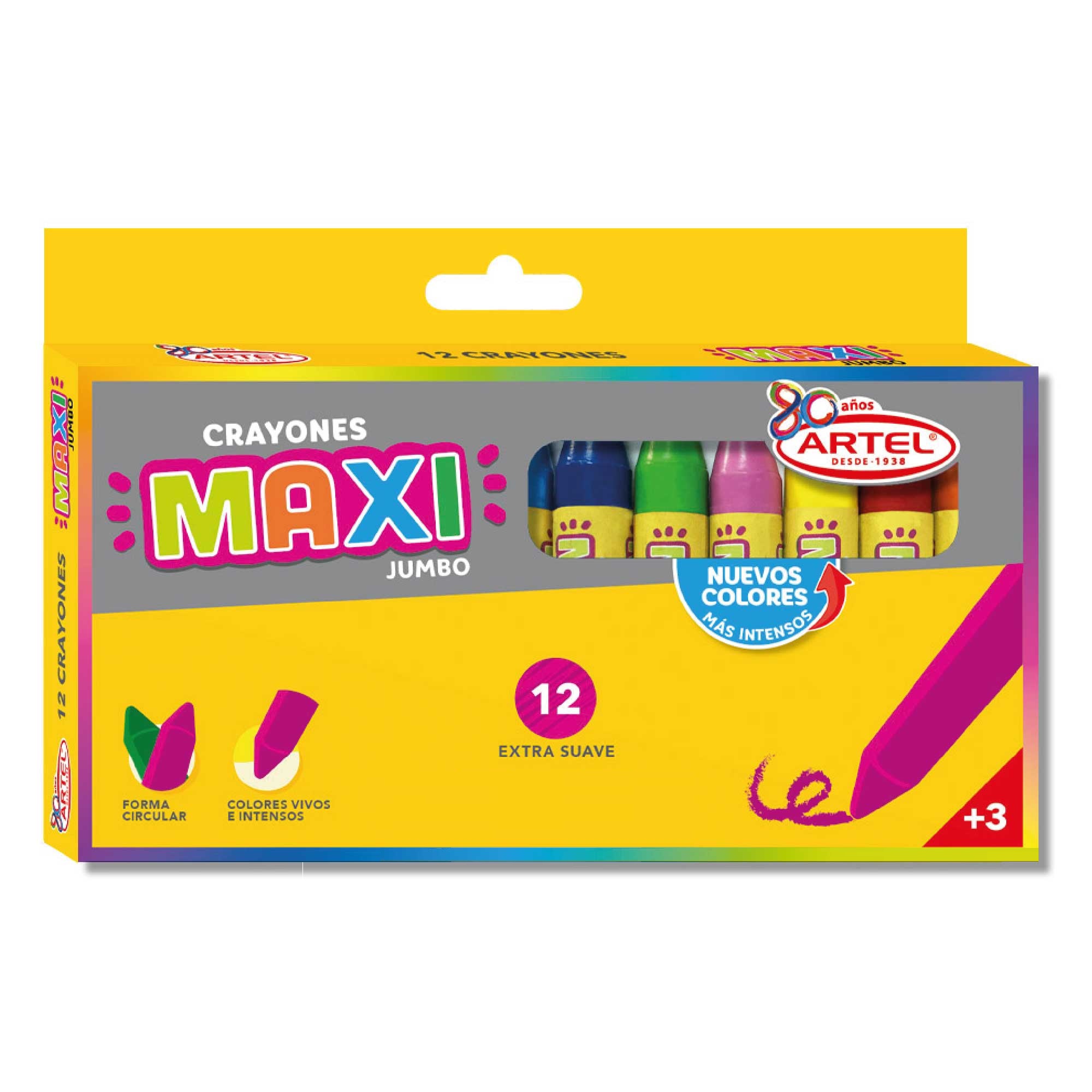 Crayón Maxi 12 Colores