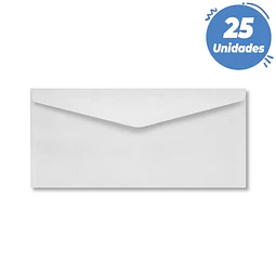 Sobre Americano Blanco 25 Unidades