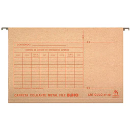 Carpeta Colgante Barra Metálica