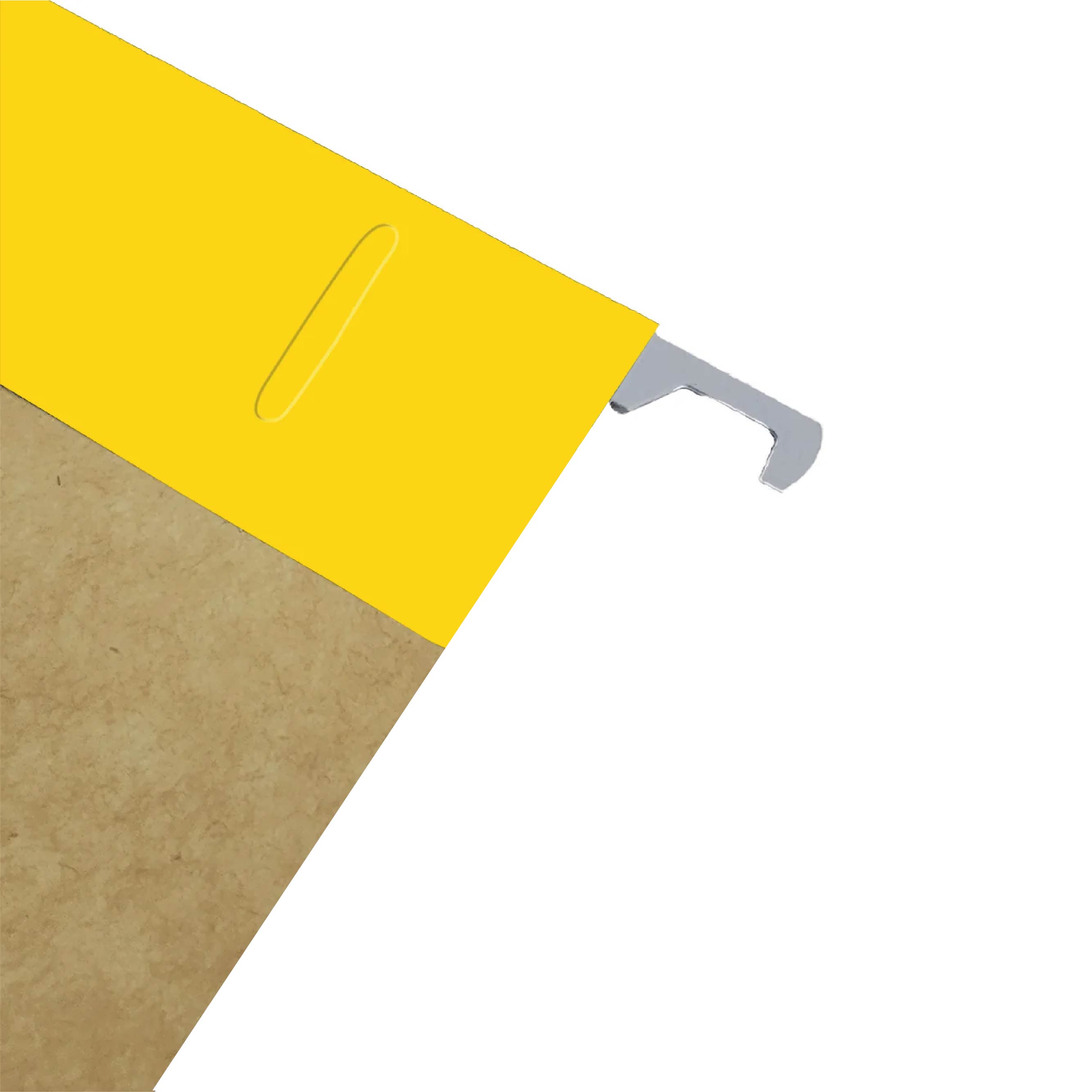Carpeta Colgante Termolaminada Amarilla