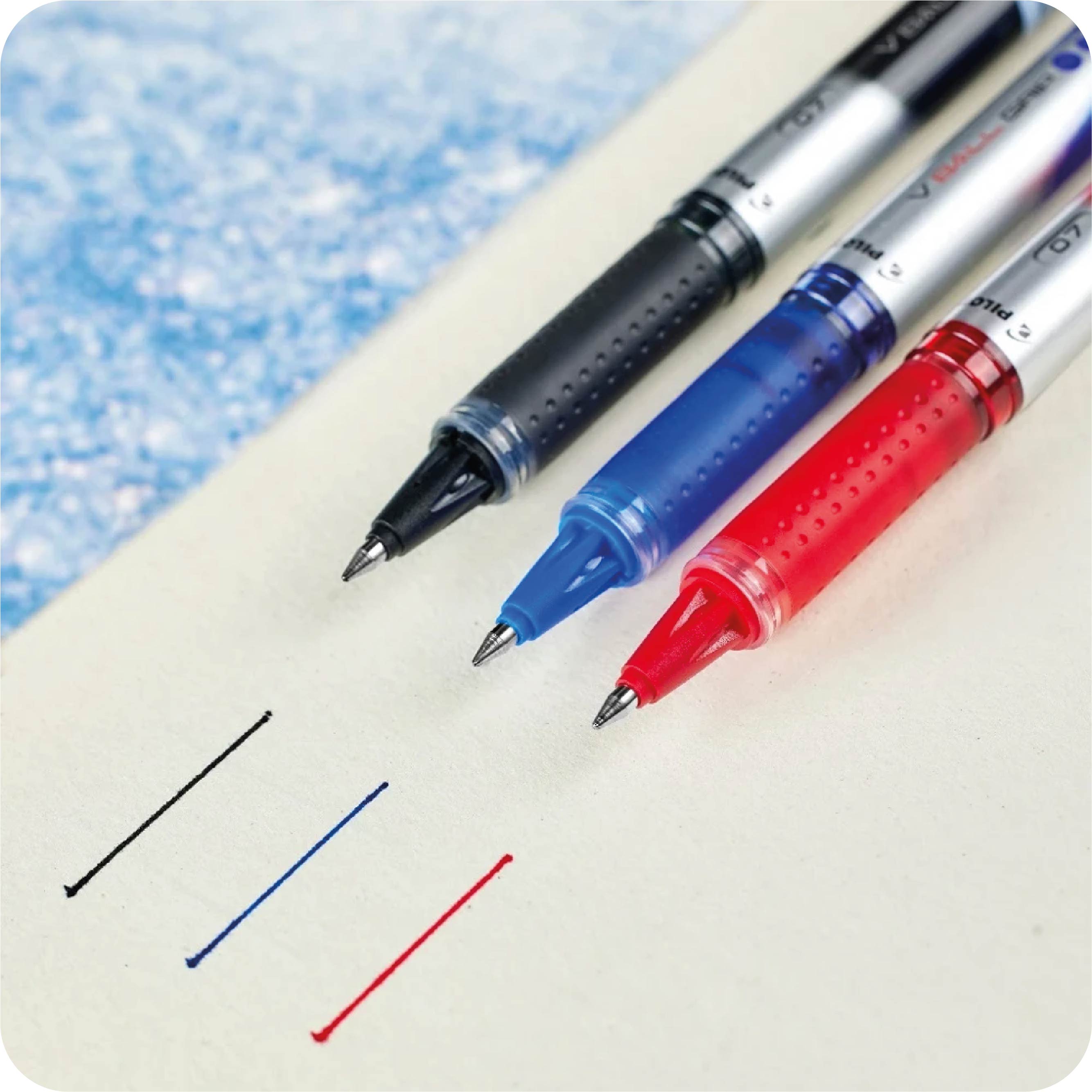 Lápiz Tinta VBall Grip 0.7 Azul