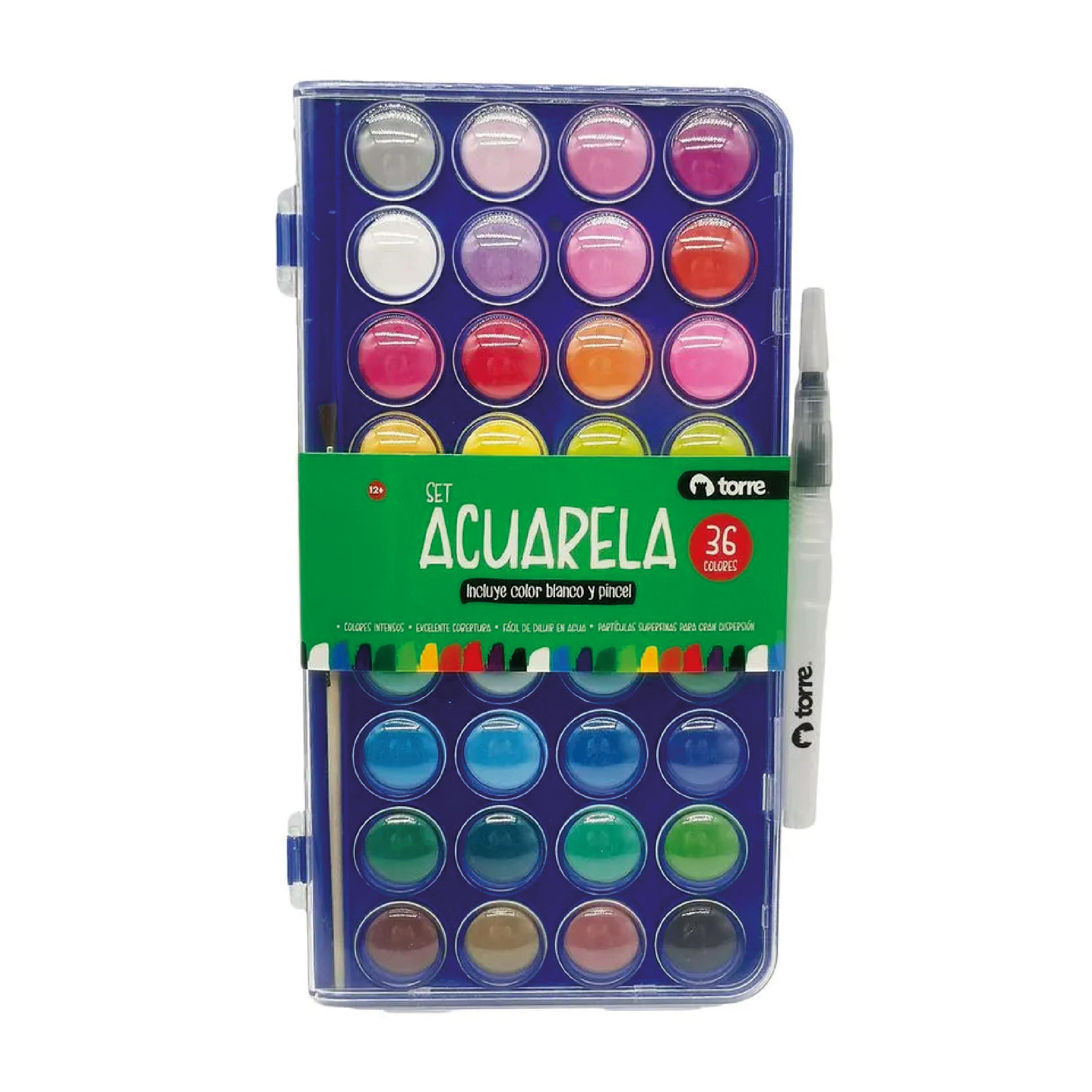 Acuarela 36 Colores