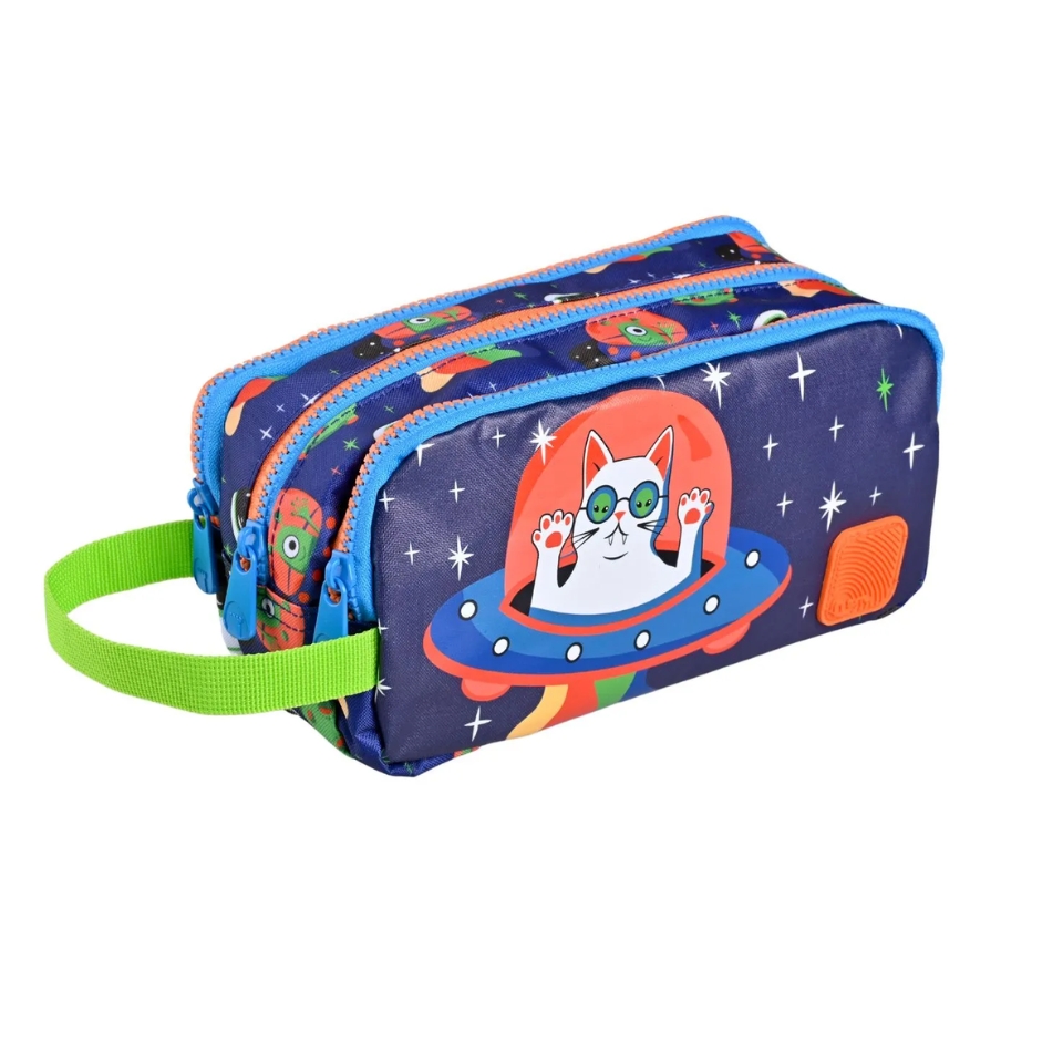 Estuche Roma Blue Space Cat