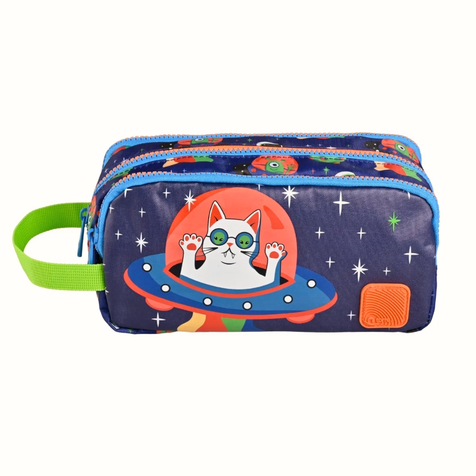 Estuche Roma Blue Space Cat