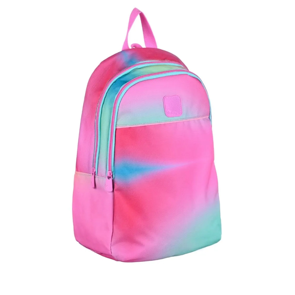Pack Mochila Estuche Lonchera Gradient In Green