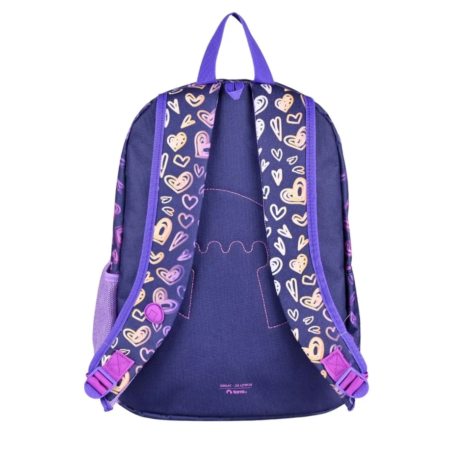 Pack Mochila Estuche Lonchera In Love