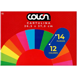 Bolsón Cartulina 18 Hojas