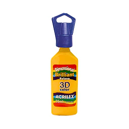 Pintura 3D Brillante Amarillo Oro 35 ml