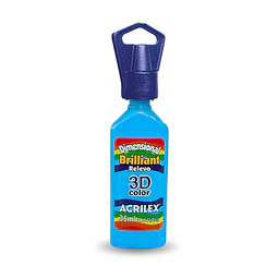 Pintura 3D Brillante Turquesa 35 ml