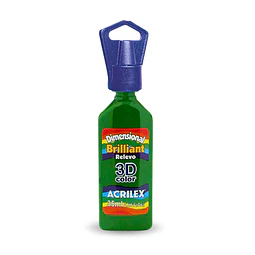 Pintura 3D Brillante Verde Abacá 35 ml