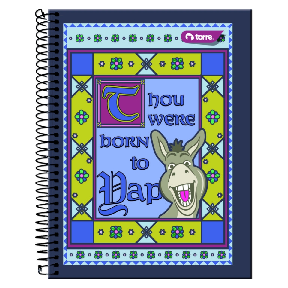 Cuaderno Top Shrek 7 mm 150 Hojas