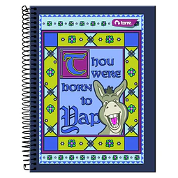 Cuaderno Top Shrek 7 mm 150 Hojas
