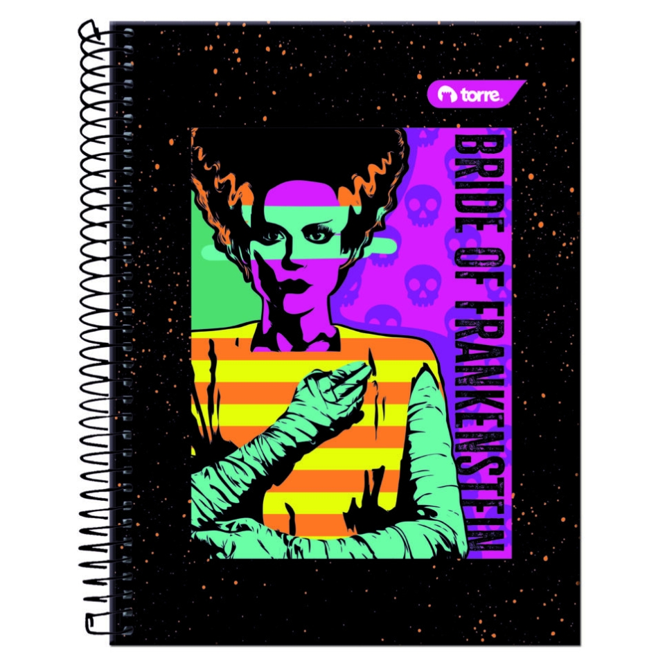Cuaderno Top Monsters 7 mm 150 Hojas