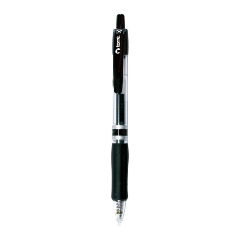 Lápiz Gel Retráctil 0,7 mm Negro