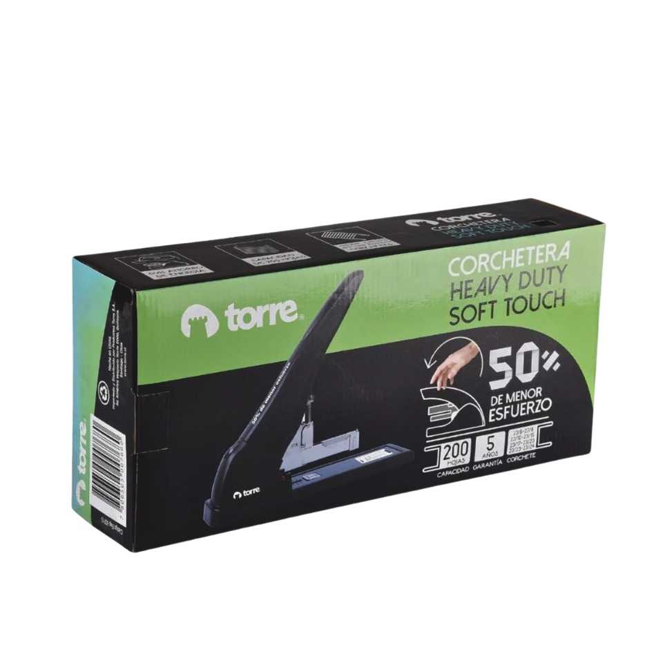 Corchetera Heavy Duty Soft Touch 200 Hojas