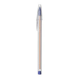 Lápiz Pasta Punta Fina Orange Azul
