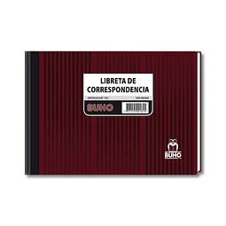 Libreta de Correspondencia 100 Hojas 1/2 Oficio