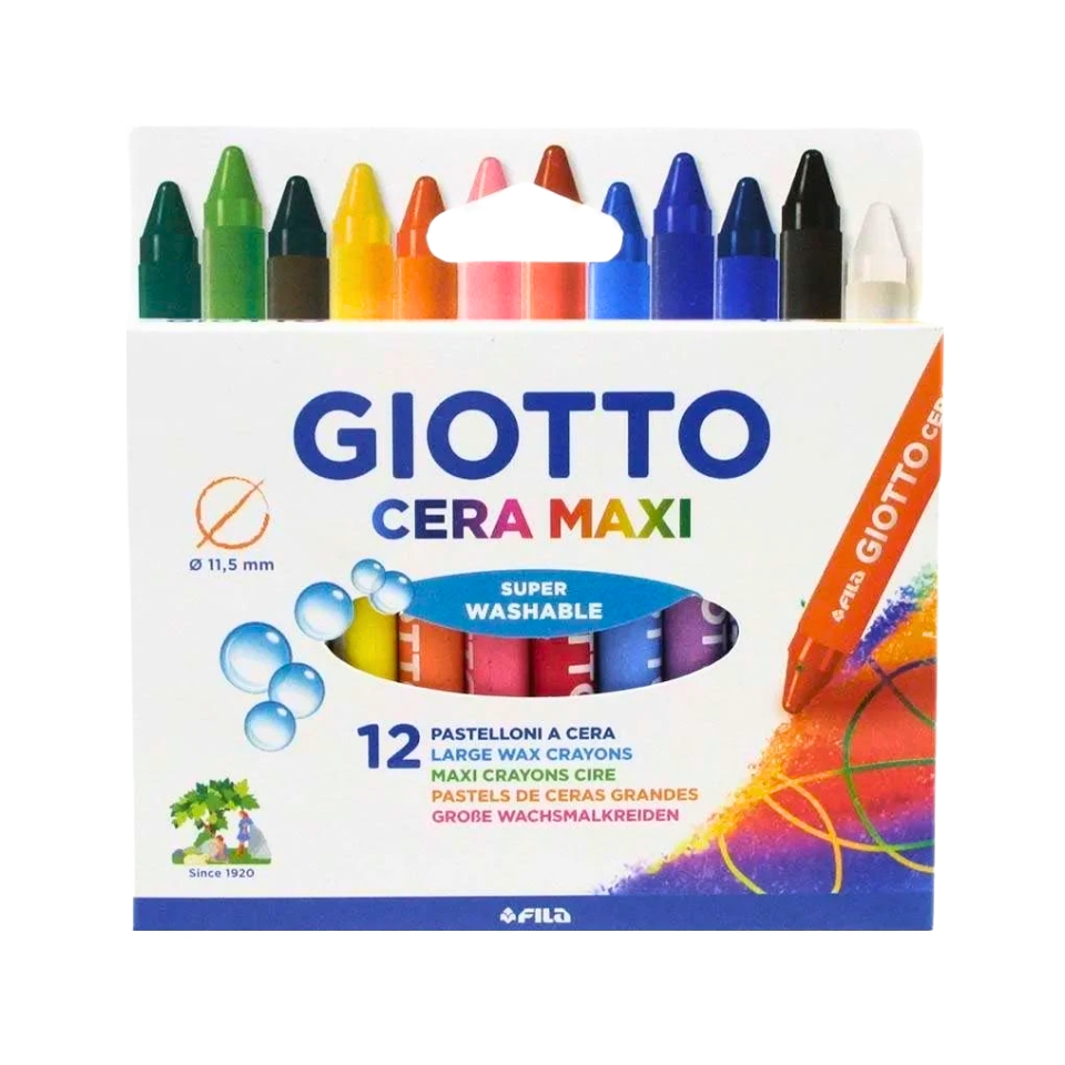 Crayón Cera Triangulares 12 Colores